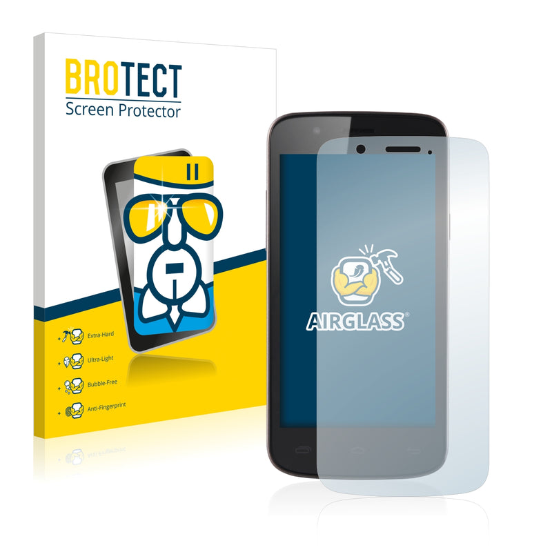 BROTECT AirGlass Glass Screen Protector for Prestigio MultiPhone 5453 DUO