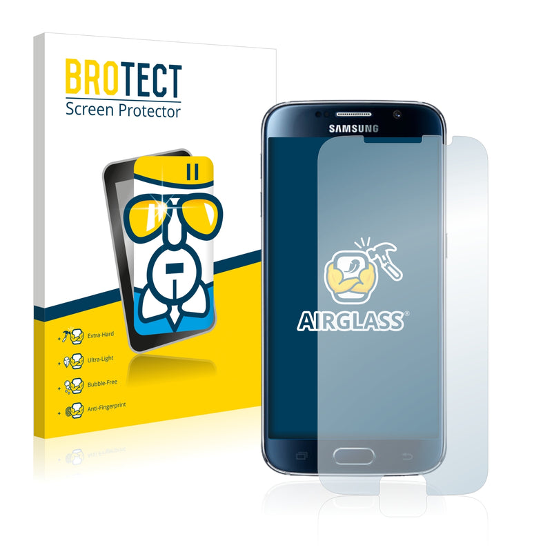 BROTECT AirGlass Glass Screen Protector for Samsung Galaxy S6