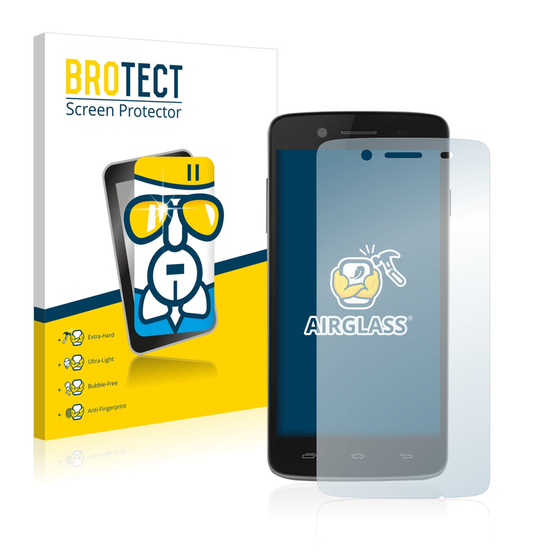 BROTECT AirGlass Glass Screen Protector for Prestigio MultiPhone 5507 DUO