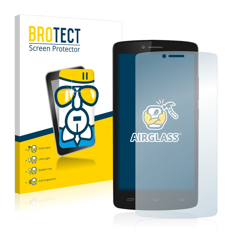 BROTECT AirGlass Glass Screen Protector for Prestigio MultiPhone 5550 DUO