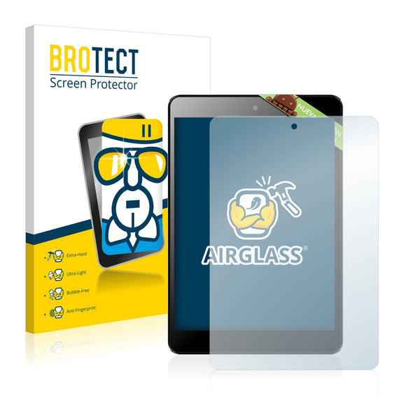 BROTECT AirGlass Glass Screen Protector for Leotec L-Pad Eklipse Negro/Azul LETAB78503B