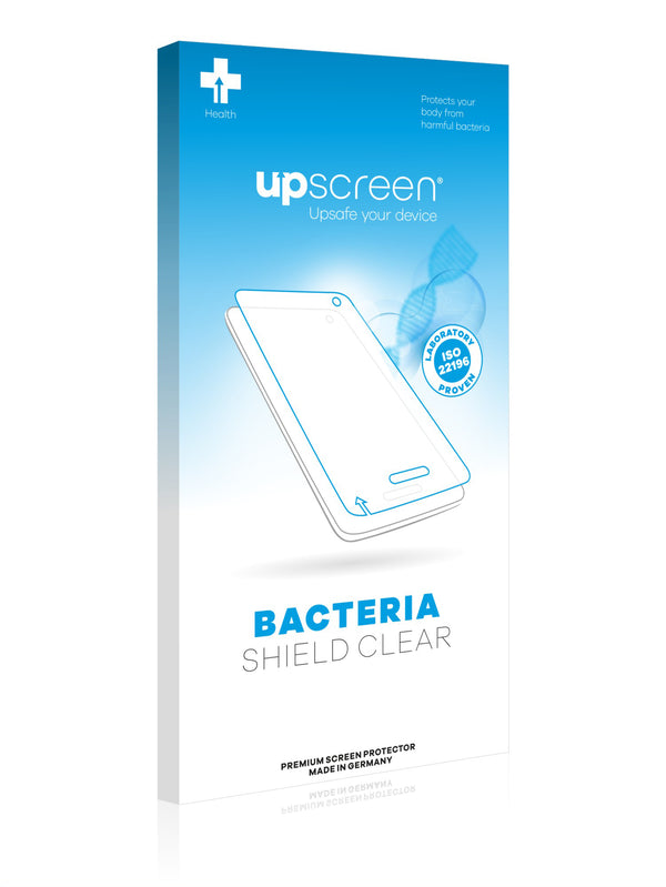 upscreen Bacteria Shield Clear Premium Antibacterial Screen Protector for Peugot Rifter Navigationssystem 2019