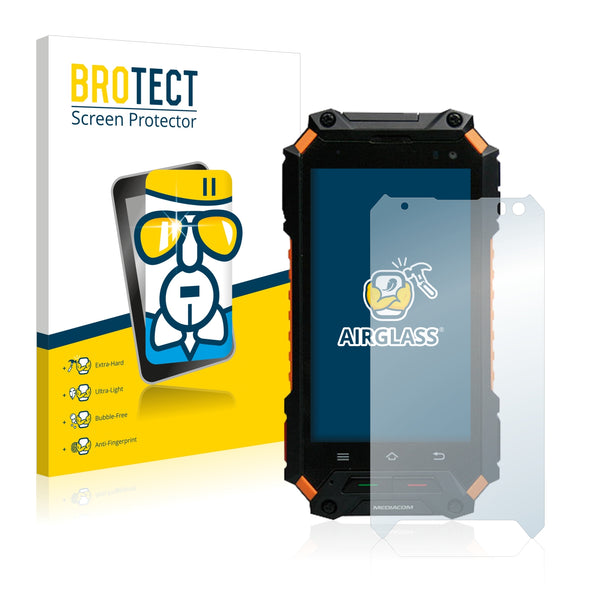 BROTECT AirGlass Glass Screen Protector for Mediacom PhonePad R450