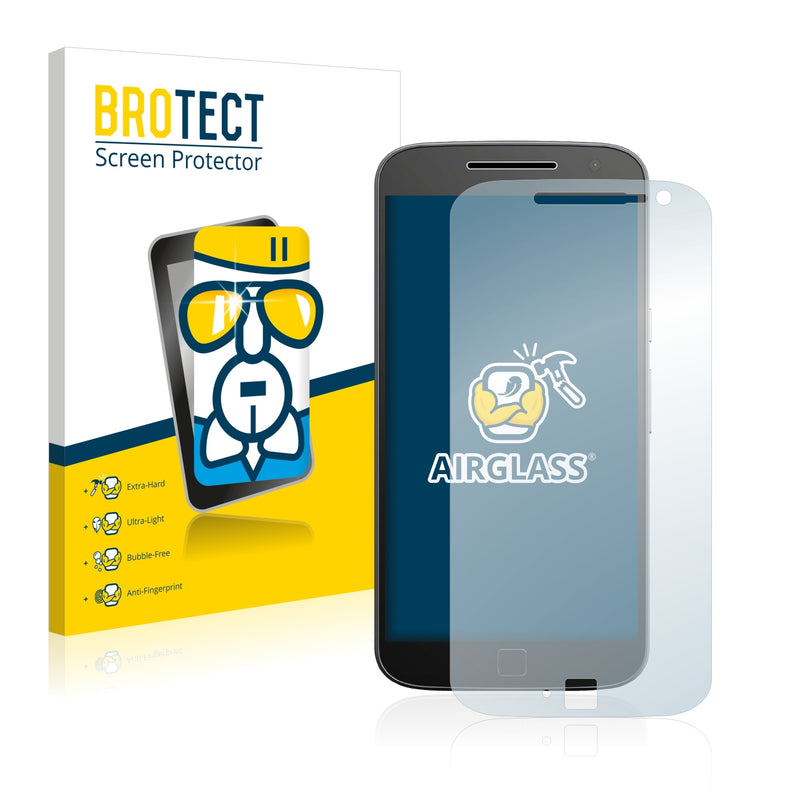 BROTECT AirGlass Glass Screen Protector for Motorola Moto G4 Plus