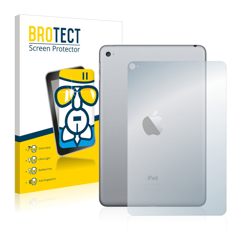 BROTECT AirGlass Glass Screen Protector for Apple iPad Mini 4 (Back)