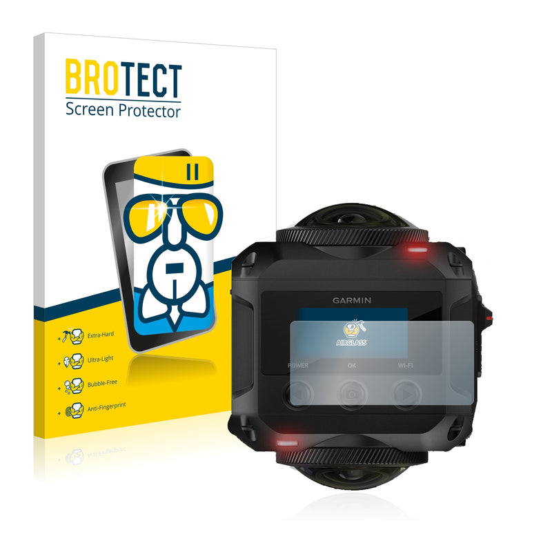 BROTECT AirGlass Glass Screen Protector for Garmin Virb 360