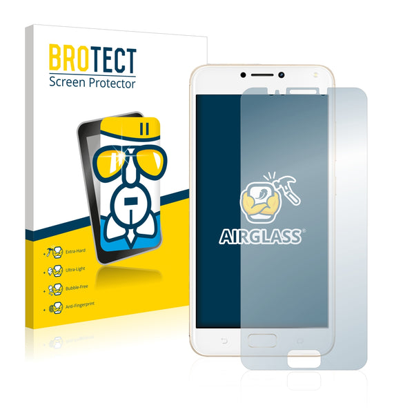 BROTECT AirGlass Glass Screen Protector for Asus ZenFone 4 Max ZC520KL
