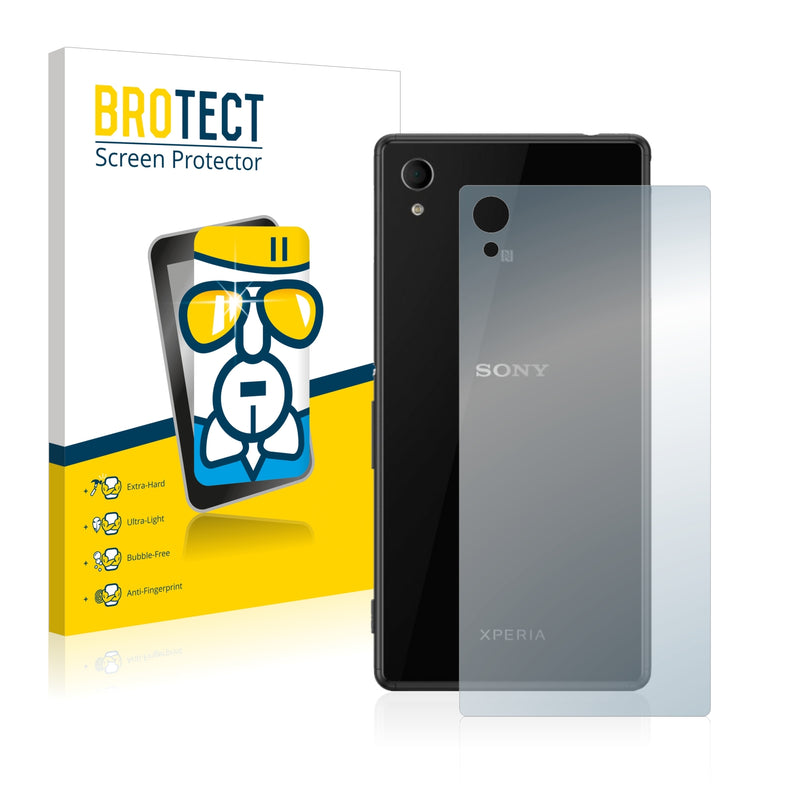 BROTECT AirGlass Glass Screen Protector for Sony Xperia M4 Aqua (Back)