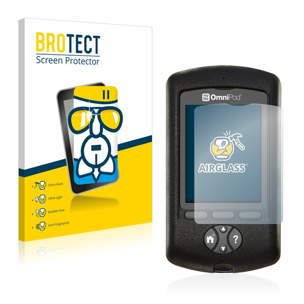 BROTECT AirGlass Glass Screen Protector for Mylife Omnipod