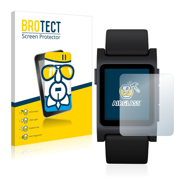 BROTECT AirGlass Glass Screen Protector for Pebble 2 SE