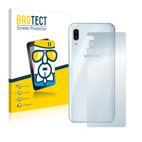 BROTECT AirGlass Glass Screen Protector for Samsung Galaxy A30 (Back)