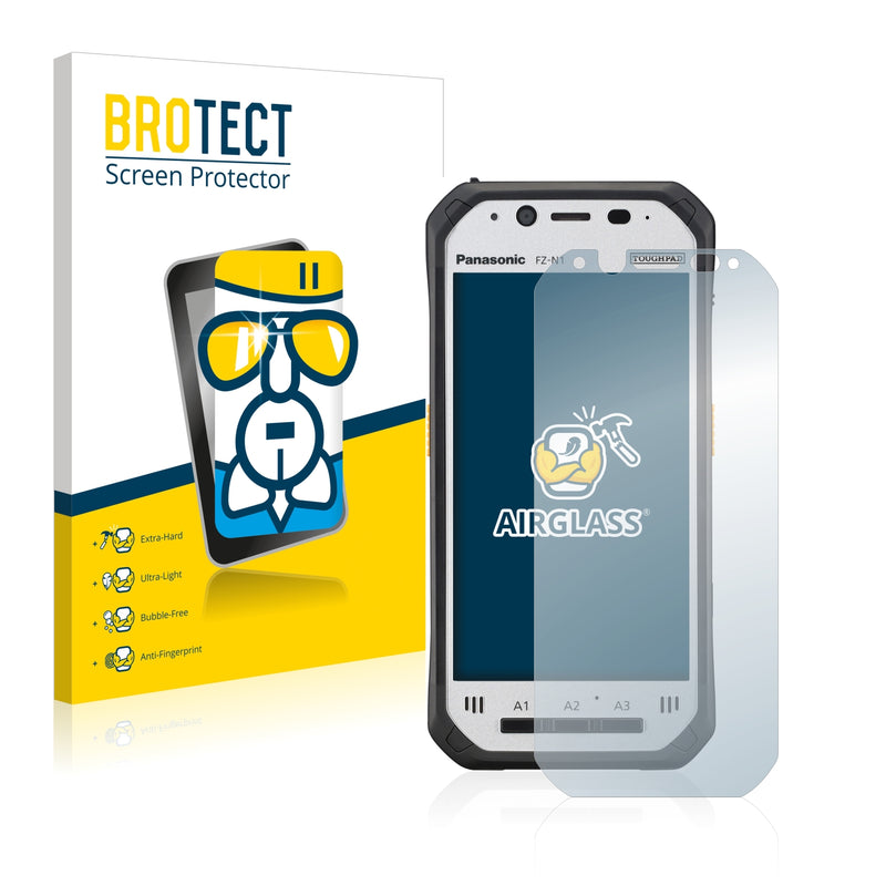 BROTECT AirGlass Glass Screen Protector for Panasonic Toughpad FZ-N1