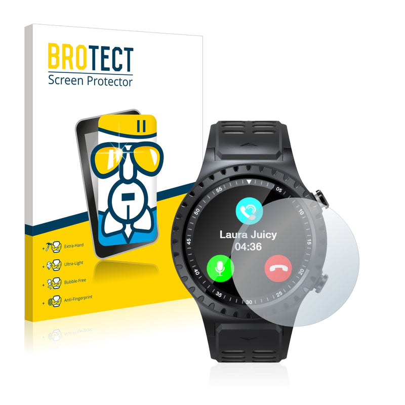 BROTECT AirGlass Glass Screen Protector for Evolveo Sportwatch M1S