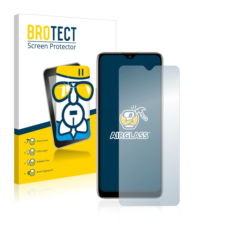 BROTECT AirGlass Glass Screen Protector for HTC Desire 20 Plus