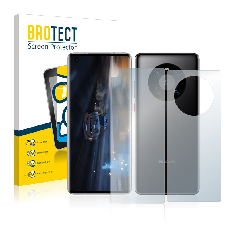 BROTECT AirGlass Glass Screen Protector for Huawei Mate 40 5G (Front + Back)