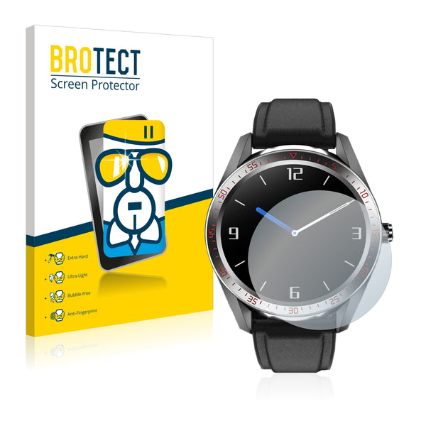 BROTECT AirGlass Glass Screen Protector for Epopoos Amoled Smart Watch