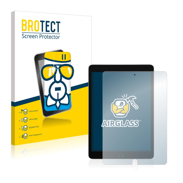 BROTECT AirGlass Glass Screen Protector for Apple iPad 10.2 WiFi Cellular 2021 (9th generation)