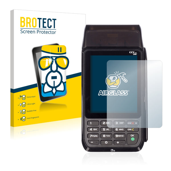 BROTECT AirGlass Glass Screen Protector for Concardis Mobile Premium