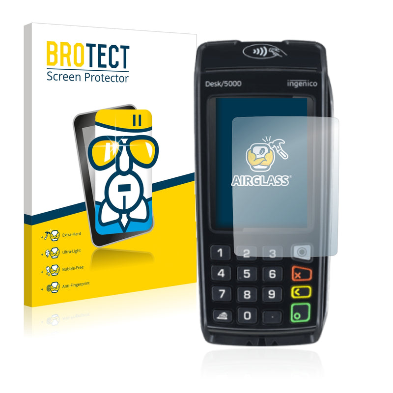 BROTECT AirGlass Glass Screen Protector for Concardis Desk 5000