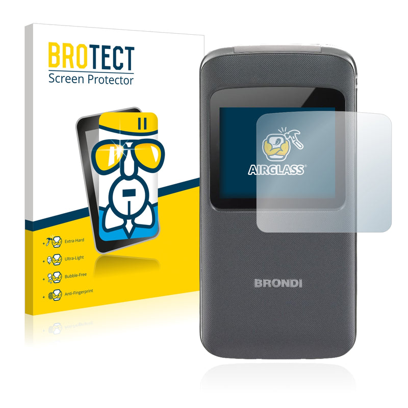 BROTECT AirGlass Glass Screen Protector for Brondi Window (Outer display)