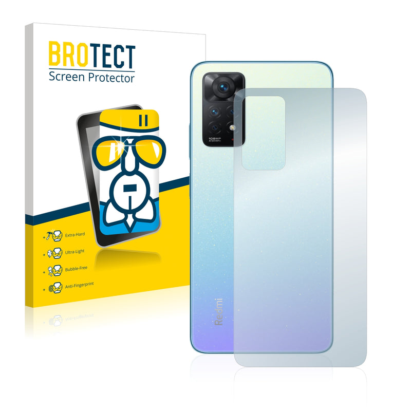 BROTECT AirGlass Glass Screen Protector for Xiaomi Redmi Note 11 Pro (Back)