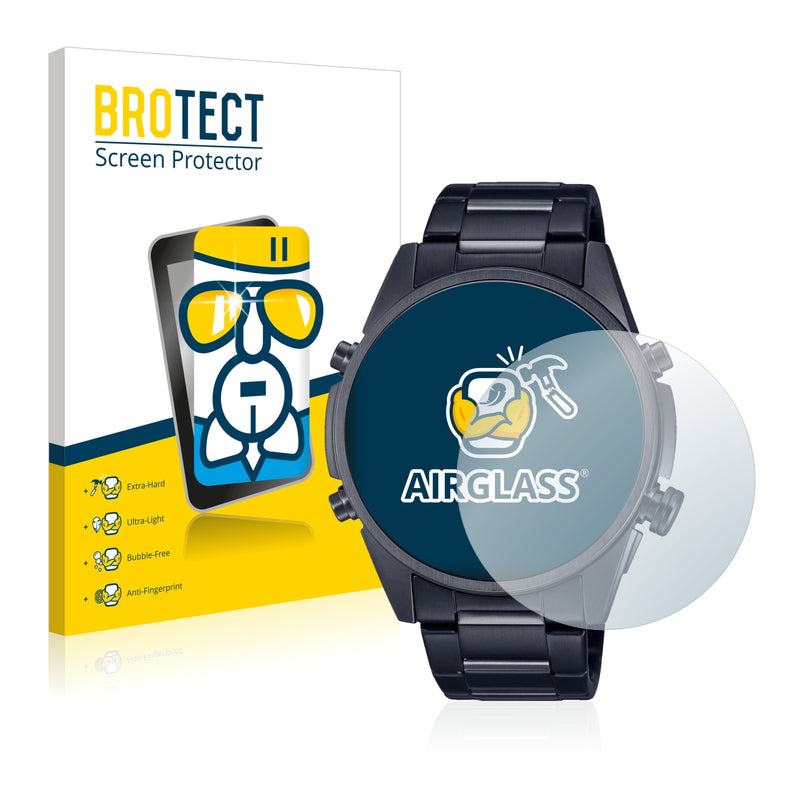 BROTECT AirGlass Glass Screen Protector for Casio ECB-S100HG