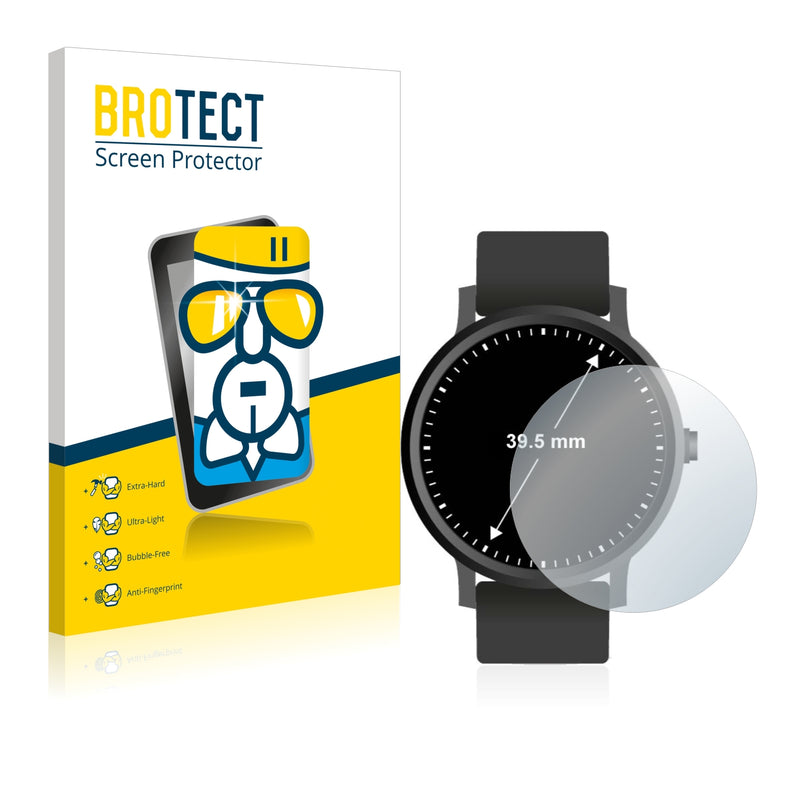 BROTECT AirGlass Glass Screen Protector for Watches (Circular, Diameter: 39.5 mm)