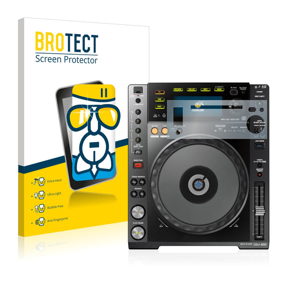 Screen Protectors for Pioneer CDJ-850-K - Nano Glass, Anti-Glare