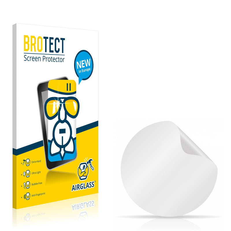 BROTECT AirGlass Glass Screen Protector for Circular Displays (Diameter: 19 mm)