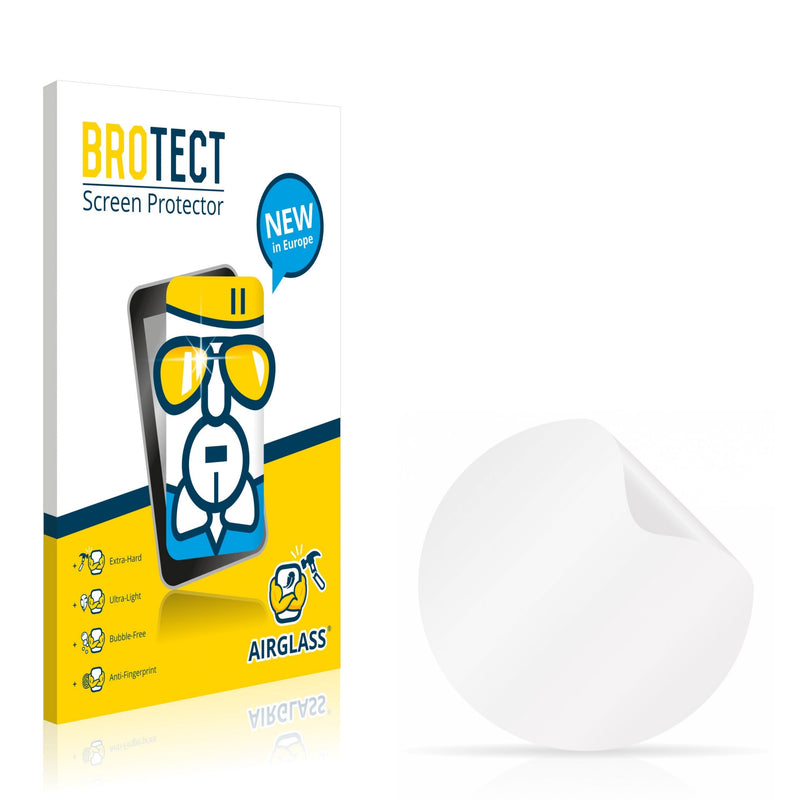 BROTECT AirGlass Glass Screen Protector for Circular Displays (Diameter: 21 mm)