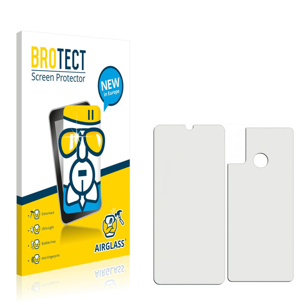 BROTECT AirGlass Glass Screen Protector for Huawei P smart 2020 (Front + Back)