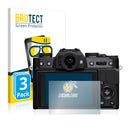 3x BROTECT AirGlass Glass Screen Protector for FujiFilm X-T10