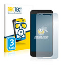3x BROTECT AirGlass Glass Screen Protector for Google Nexus 5X