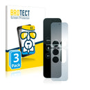 3x BROTECT AirGlass Glass Screen Protector for Apple Remote Control Apple TV 4