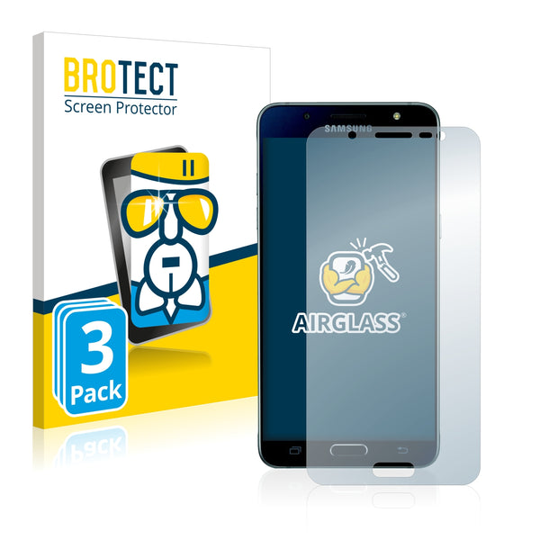 3x BROTECT AirGlass Glass Screen Protector for Samsung Galaxy J5 Duos 2016
