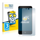 3x BROTECT AirGlass Glass Screen Protector for Wileyfox Swift 2X