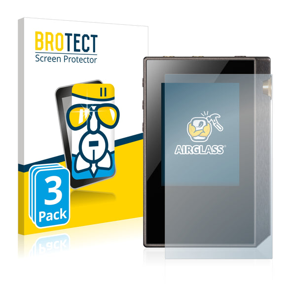 3x BROTECT AirGlass Glass Screen Protector for Pioneer XDP-30R