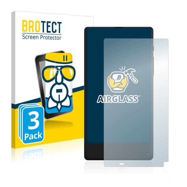 3x BROTECT AirGlass Glass Screen Protector for Archos Sense 55S
