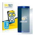 3x BROTECT AirGlass Glass Screen Protector for Doogee BL12000 Pro