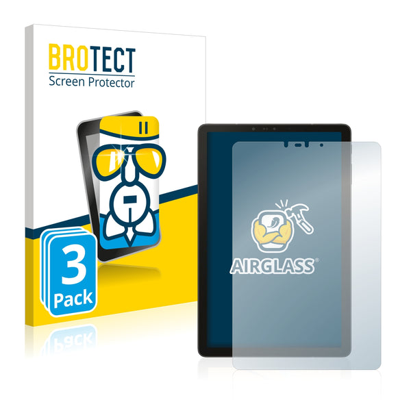3x BROTECT AirGlass Glass Screen Protector for Samsung Galaxy Tab S4 10.5
