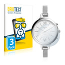 3x BROTECT AirGlass Glass Screen Protector for Fossil Q Annette