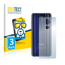 3x BROTECT AirGlass Glass Screen Protector for Cubot X18 Plus (Back)