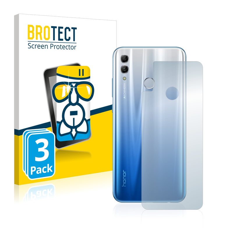 3x BROTECT AirGlass Glass Screen Protector for Honor 10 Lite (Back)