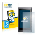3x BROTECT AirGlass Glass Screen Protector for Sony Walkman A40