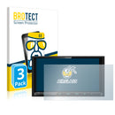 3x BROTECT AirGlass Glass Screen Protector for Kenwood DNX9180DABS