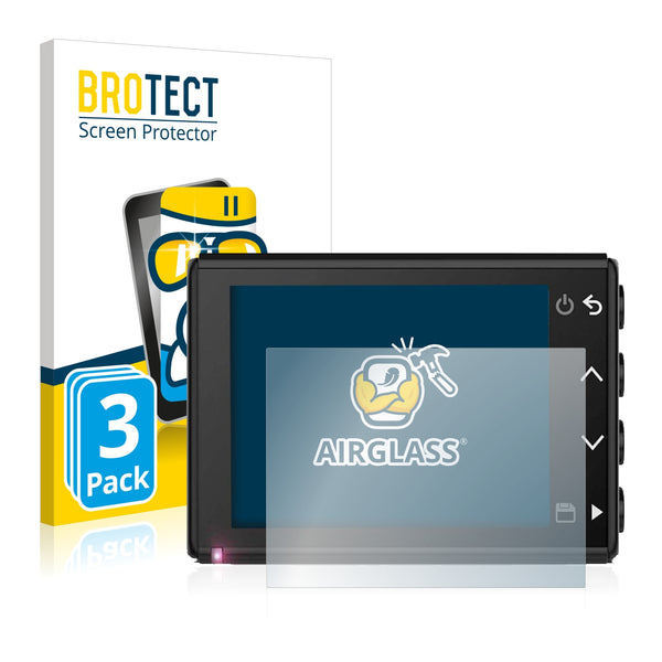 3x BROTECT AirGlass Glass Screen Protector for Garmin Dash Cam 46