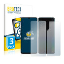 3x BROTECT AirGlass Glass Screen Protector for Samsung Galaxy A90 5G (Front + Back)