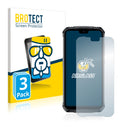 3x BROTECT AirGlass Glass Screen Protector for Doogee S68 Pro