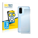 3x BROTECT AirGlass Glass Screen Protector for Samsung Galaxy S20 (Back)