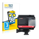 3x BROTECT AirGlass Glass Screen Protector for Insta360 One R 4K Edition Lens (housing)